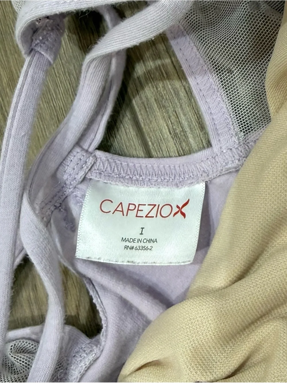 Capezio Girls Lavender Dance Leotard & Sparkle Tulle Skirt Set Size Int/Small